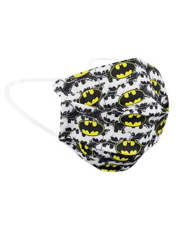 Masque DC Comics - Masque Batman barrière réutilisable blanc