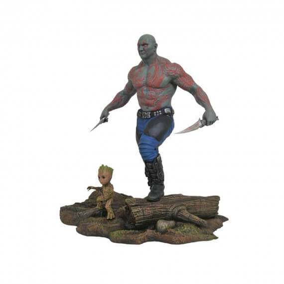 Figurine Marvel Gallery GOTG2 - Drax & Baby Groot 23cm