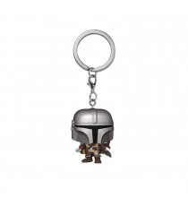 Porte Clé Star Wars Mandalorian - Mando Pocket Pop 4cm