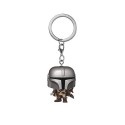 Porte Clé Star Wars Mandalorian - Mando Pocket Pop 4cm