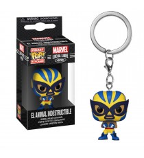 Porte Clé Marvel - Luchadores Wolverine Pocket Pop 4cm