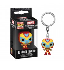 Porte Clé Marvel - Luchadores Iron Man Pocket Pop 4cm