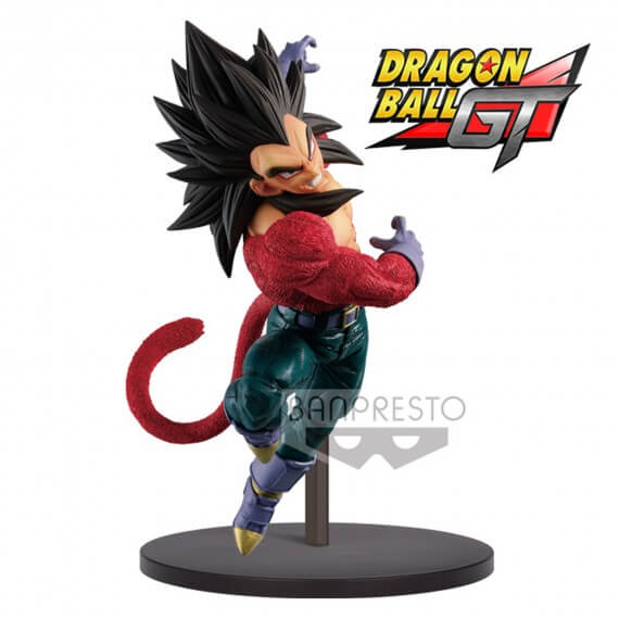 Figurine DBZ - Super Saiyan 4 Vegeta DBGT Special Move Posing 18cm