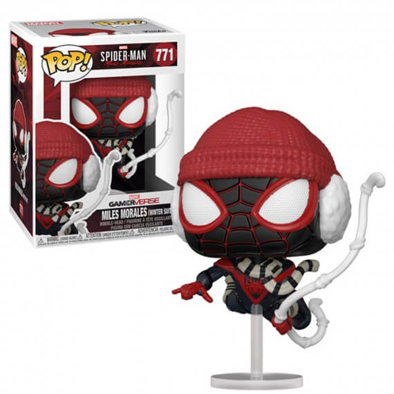 Figurine Marvel Games - Miles Morales Winter Suit Pop 10cm