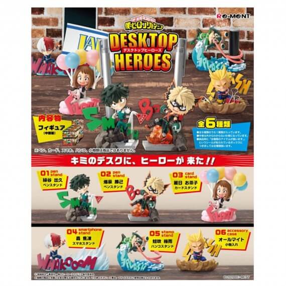 Set de 6 Figurines My Hero Academia Desktop Heroes