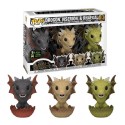 Figurine Game Of Thrones - 3-Pack Dragon Egg Exclu 10cm