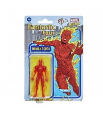 Figurine Marvel Fantastic Four - Human Torch Legends Retro 10cm