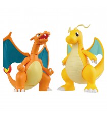 Maquette Pokemon - 43 Dracaufeu VS Dracolosse Pokepla