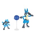 Maquette Pokemon - 44 Riolu & Lucario Pokepla 8cm