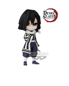 Figurine Demon Slayer Kimetsu No Yaiba - Obanai Iguro Vol3 Q Posket 7cm
