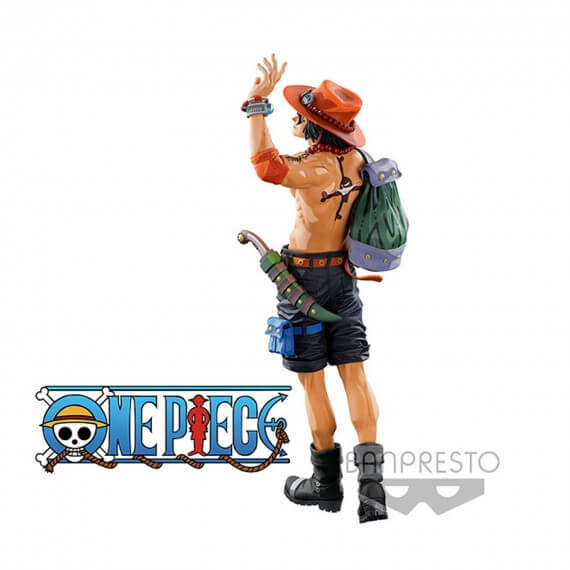 Figurine One Piece - Portgas.D.Ace Super Master Stars Piece Manga Dimensions 30cm