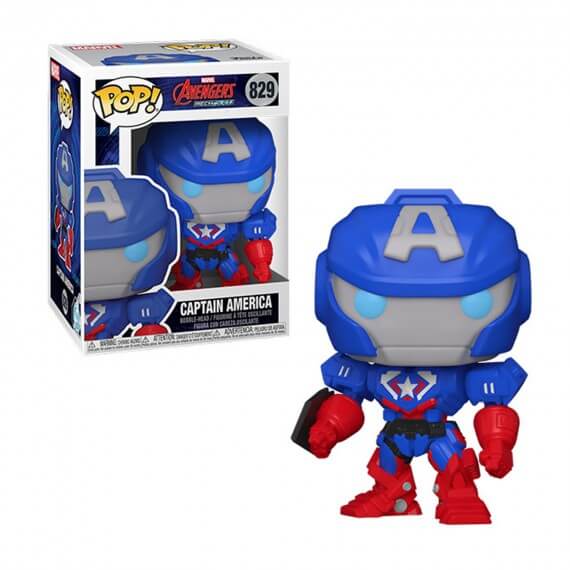 Figurine Marvel - Mech Captain America Pop 10cm