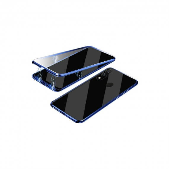 Coque Magnetique Samsung A20 Bleu