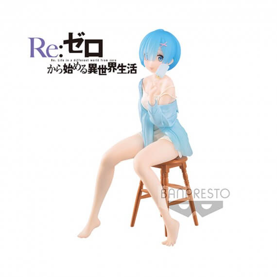 Figurine Re Zero Starting Life In Another World - Relax Time Rem 20cm