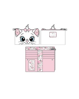 Portefeuille Disney - Marie Floral Face