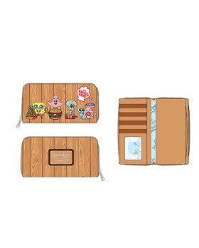 Portefeuille Bob L'Eponge - Krusty Crab Gang