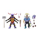 Figurine TMNT Tortues Ninja Turtles In Time - 2-Pack Antrax & Scumbug 18cm