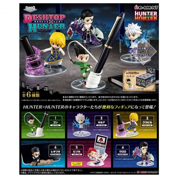 Boite De 6 Figurines Desktop Hunter X Hunter