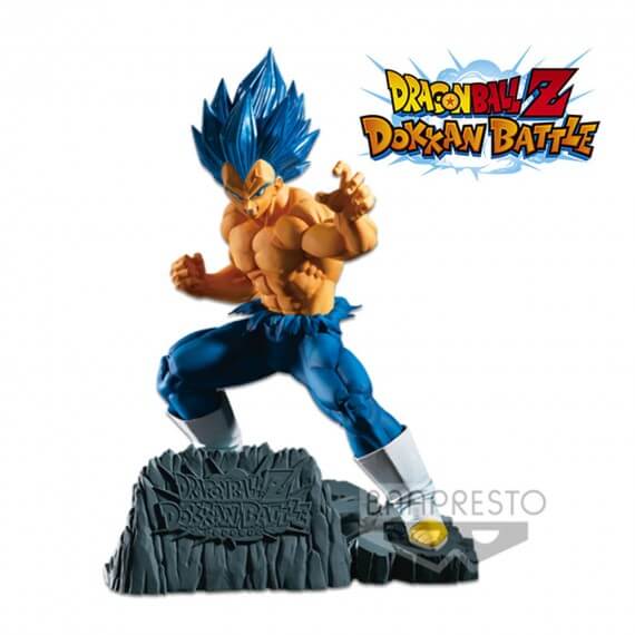 Figurine DBZ - Super Saiyan God Super Saiyan Vegeta Dokkan Battle 6Th Anniversary 18cm