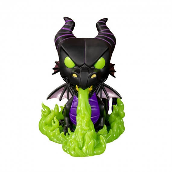 Figurine Disney Villains - Maleficent Dragon Gitd Metallic Exclu Pop 15cm