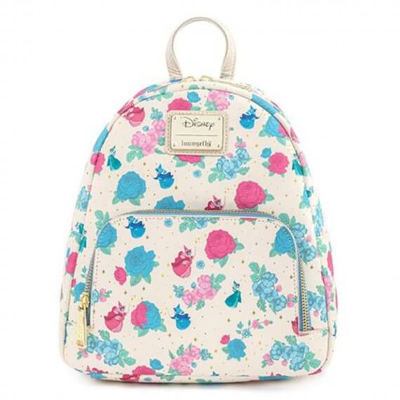 Mini Sac A Dos La Belle Au Bois Dormant - Floral Fairy Godmother