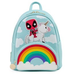 Mini Sac A Dos Marvel - Deadpool 30Th Anniv Unicorn Rainbow