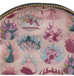 Mini Sac A Dos Disney Villains - Pastel Flames