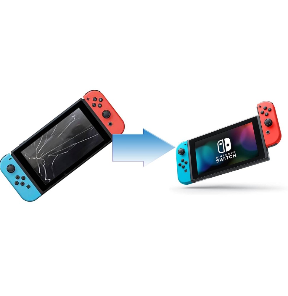 Changement Écran LCD + Tactile Nintendo Switch