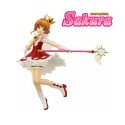 Figurine Cardcaptor Sakura - Sakura Rocket Beat Clear Card 19cm