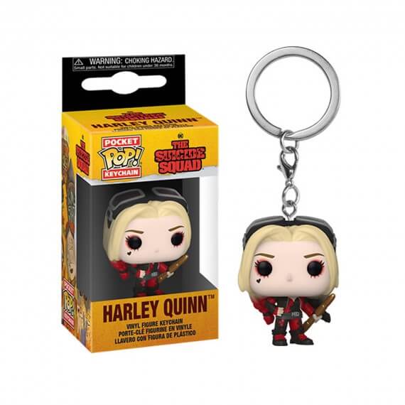 Porte Clé DC Suicide Squad 2021 - Harley Quinn Bodysuit Pocket Pop 4cm