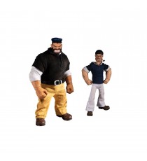 Figurine Popeye - Popeye Et Brutus Deluxe 2-Pack 18cm