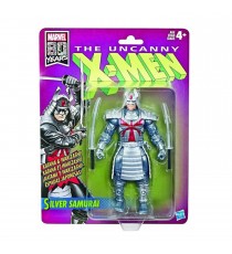 Figurine Marvel Legends - Retro Silver Samurai 15cm