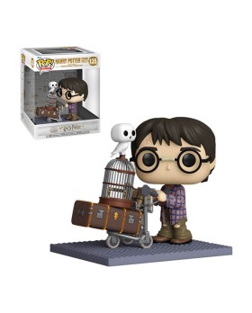 Figurine Harry Potter Anniversary - Harry Pushing Trolley Deluxe Pop 10cm