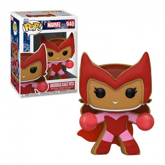 Figurine Marvel Holiday - Gingerbread Scarlet Witch Pop 10cm