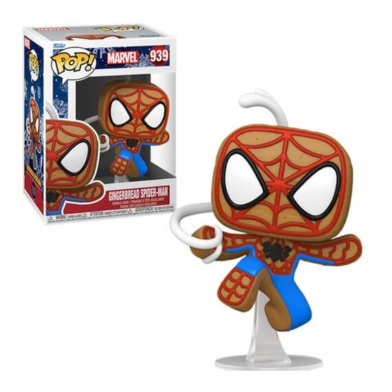 Figurine Marvel Holiday - Gingerbread Spider-Man Pop 10cm