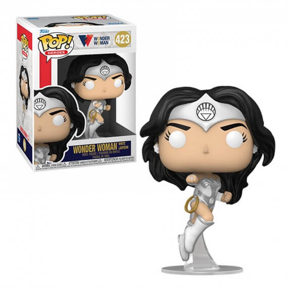 Figurine DC Wonder Woman 80Th - Wonder Woman White Lantern Pop 10cm