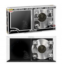 Figurine Musique Rock - Metallica Black & White Albums Deluxe Pop 10cm