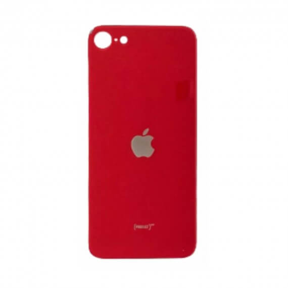 Façade Arrière compatible avec iPhone SE 2020 Rouge