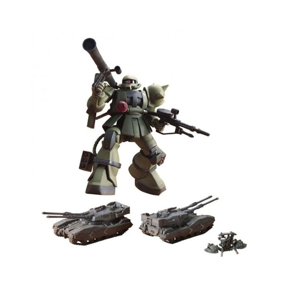 Maquette Gundam - Zaku Ground Attack Set Gunpla HG 1/144 13cm