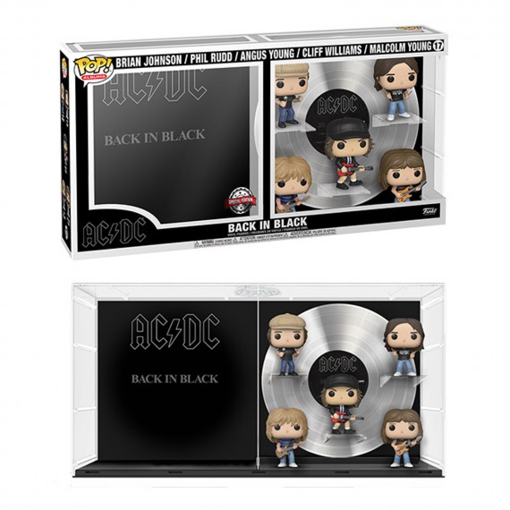 Figurine Rocks Albums Deluxe - AC/DC Black In Black Pop 10cm