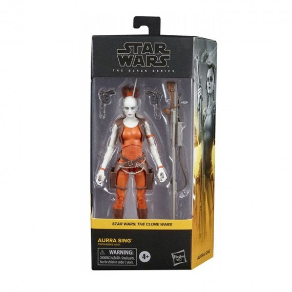 Figurine Star Wars Clone Wars - Aurra Sing Black Series 15cm