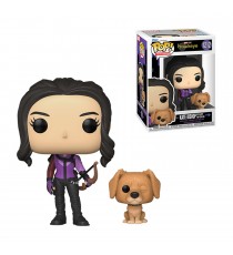 Figurine Marvel Hawkeye - Kate Bishop w/Lucky the Pizza Dog Pop 10cm