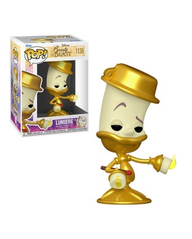 Figurine Disney Belle Et La Bête - Lumiere Pop 10cm