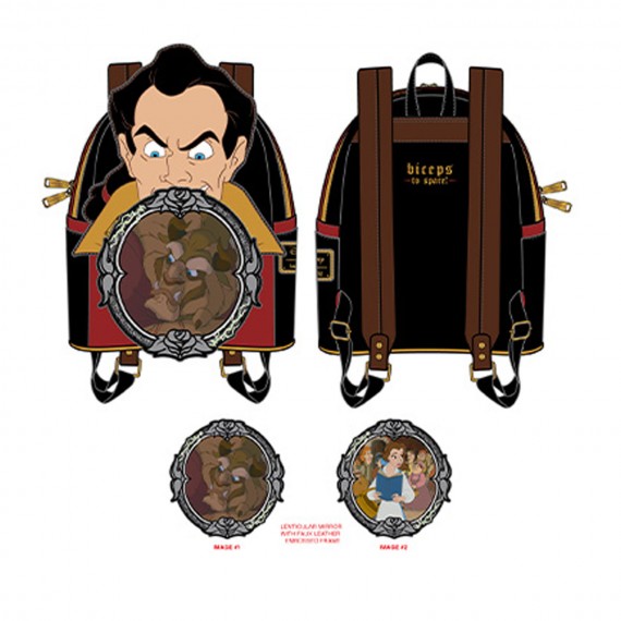 Mini Sac A Dos Disney - Villains Scene Gaston