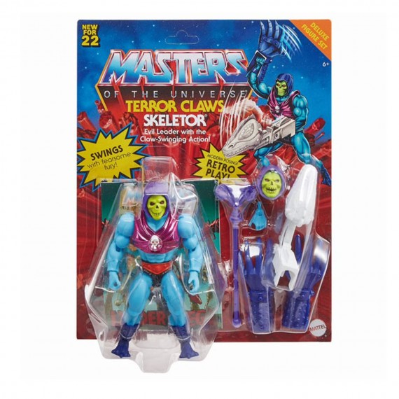 Figurine Les Maitres de l'Univers - Terror Claws Skeletor Origins 14cm