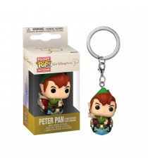 Porte Clé Disney - Walt Disney World 50Th Peter On Peter Pan Flight Pocket Pop 4cm