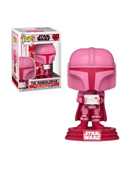 Figurine Star Wars Valentines S2 - Mandalorian Pop 10cm