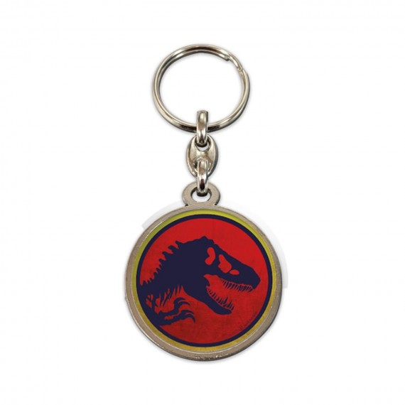 Porte Cle Jurassic World - Jurassic Park Logo Métal