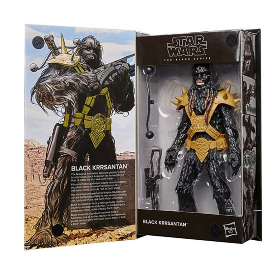 Figurine Star Wars Mandalorian - Black Krrsantan Black Series 15cm