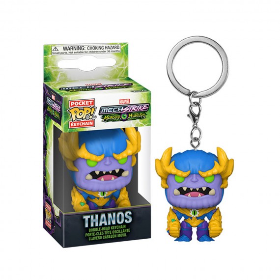 Porte Clé Marvel Monster Hunters - Thanos Pocket Pop 4cm